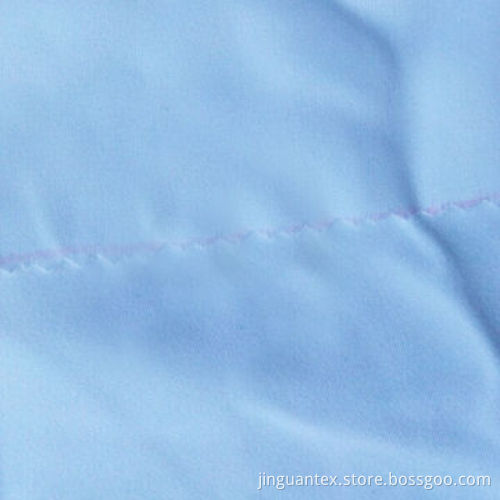 100% polyester satin peach skin fabric stock fabric,used for jacket garment